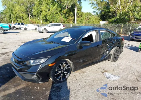2020 Honda Civic Sport из США, поврежденный, VIN 2HGFC2F8XLH583396